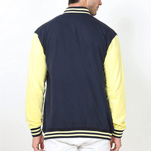 Wholesale Blank Plain Stand Eco-Friendly Breathable Winter Varsity <b>Baseball</b> <b>Jacket</b> <b>Men</b> 2026 OEM Best Selling High Quality - Product Image 3