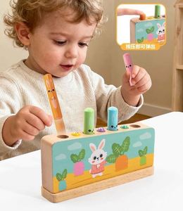 Jouet de pêche magnétique 2-en-1 amusant avec blocs rebondissants et 4 figurines pour développer la motricité fine - Product Image 1