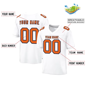 Jersey sepak bola pria Amerika Logo dapat disesuaikan poliester unik bersirkulasi cepat kering - Product Image 2