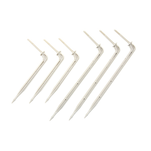 Goutteur à angle droit avec connecteur barbelé pour <span class=keywords><strong>tuyau</strong></span> PE, idéal pour kit d'irrigation goutte à goutte pour légumes, fleurs, pots et <span class=keywords><strong>arrosage</strong></span> de jardin - Product Image 5
