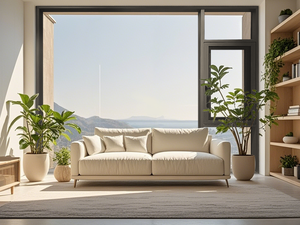 Diseño Gráfico Personalizado para Sala de Estar con Vidrio Templado de Doble Panel, Aislamiento Térmico, Insonorización y Protección Antirrobo, en Aleación de Aluminio Moderna y Fija - Product Image 5