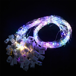 Luces LED de alambre de cobre, 30 LED, luces de cadena alimentadas por batería para flores, pasteles, cajas de regalo, iluminación decorativa - Product Image 2