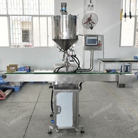 Machine de remplissage de haute qualité pâte entièrement automatique crème gel ca pâte machine de remplissage avec trémie de chauffage