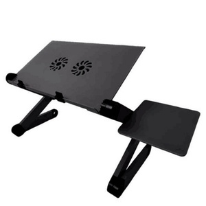 Escritorio pequeño y moderno para ordenador, mesa plegable de metal resistente, no requiere montaje, escritorio de escritura resistente para espacios pequeños, escuela y hotel - Product Image 3