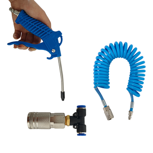 Pistolet à air comprimé avec tuyau pneumatique en PU de 5 m, pistolet à air comprimé, compresseur d'air - Product Image 2