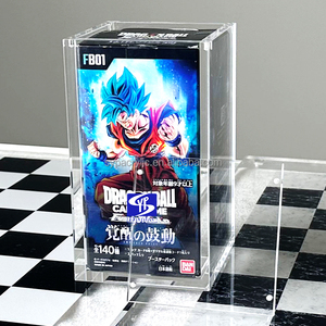 Boîte en acrylique transparente personnalisée SYP <span class=keywords><strong>Dragon</strong></span> <span class=keywords><strong>Ball</strong></span> <span class=keywords><strong>Super</strong></span> Card Game Fusion World Booster BOX [FB02] Blazing Aura japonaise 6 mm - Product Image 1
