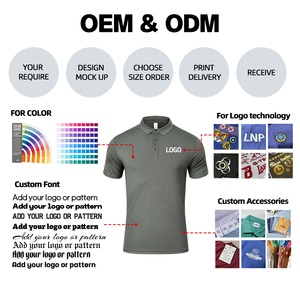 <span class=keywords><strong>Polo</strong></span> Personalizzata con Logo, Traspirante, da Uomo, con Tessuto Anti-umidità per Tennis, Golf e Sport - Product Image 3