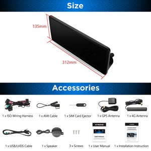 Estéreo para Auto XTRONS de 12.3 Pulgadas con Android 13 y 8 Núcleos para Mercedes Benz GLK X204, Pantalla con Carplay, Android Auto, 4G LTE, Reproductor Multimedia - Product Image 6