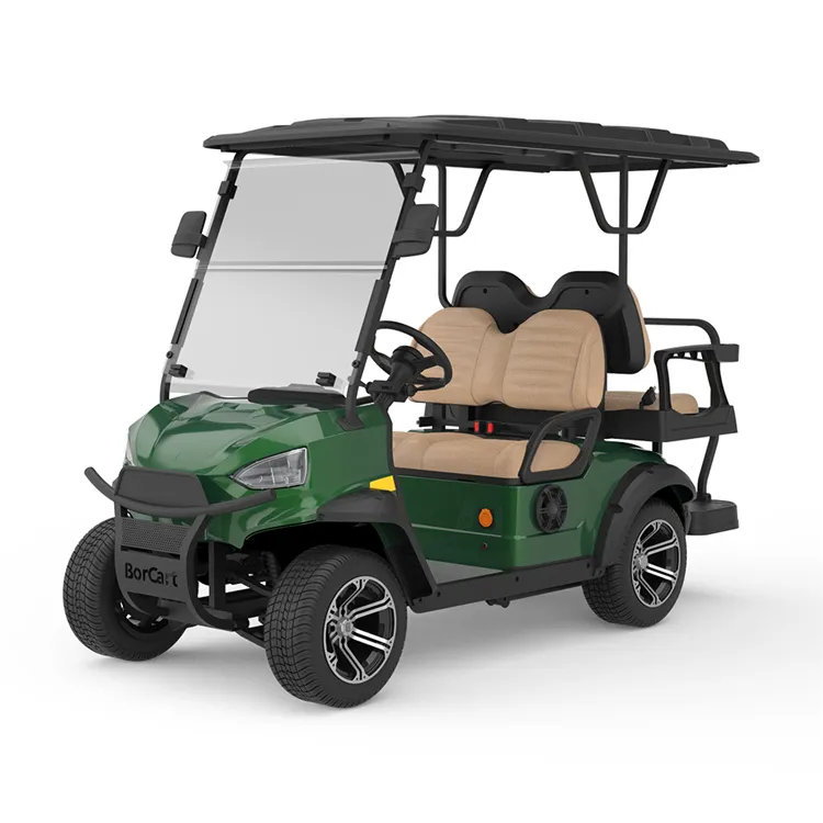 Großhandelspreis individuelles Design 4-Sitzer Golfwagen Elektro-Golfwagen De China 4-Sitzer kleines Klubwagen