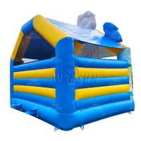 WINSUN Pirata Tema Inflable Casa de Rebote Castillo de Salto Inflable para Niños y Adultos