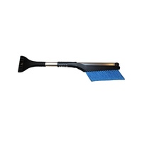 Brosse à neige avec grattoir à glace et manche en aluminium