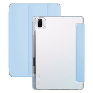 เคสฝาพับหนัง TPU ด้านหลังแบบใสสำหรับ <span class=keywords><strong>Xiaomi</strong></span> <span class=keywords><strong>Mi</strong></span> <span class=keywords><strong>Pad</strong></span> <span class=keywords><strong>5</strong></span>/<span class=keywords><strong>Pad</strong></span> <span class=keywords><strong>5</strong></span> Pro 11 "<span class=keywords><strong>2021</strong></span>พร้อมที่ใส่ปากกา - Product Image 4