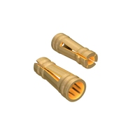 Sale 8134-HC-8P2 Pin Receptacle Connector No Tail Accepts 0.64mm to 0.89mm Press-Fit Gold 8134HC8P2 HOLTITE Beryllium Copper