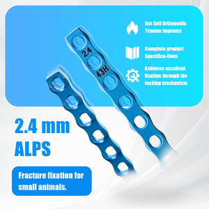 Precio de fábrica, implante ortopédico para mascotas, cirugía ósea, tornillo de bloqueo ALPS, placas de hueso de titanio de 2,4mm, herramientas quirúrgicas ortopédicas para perros - Product Image 4
