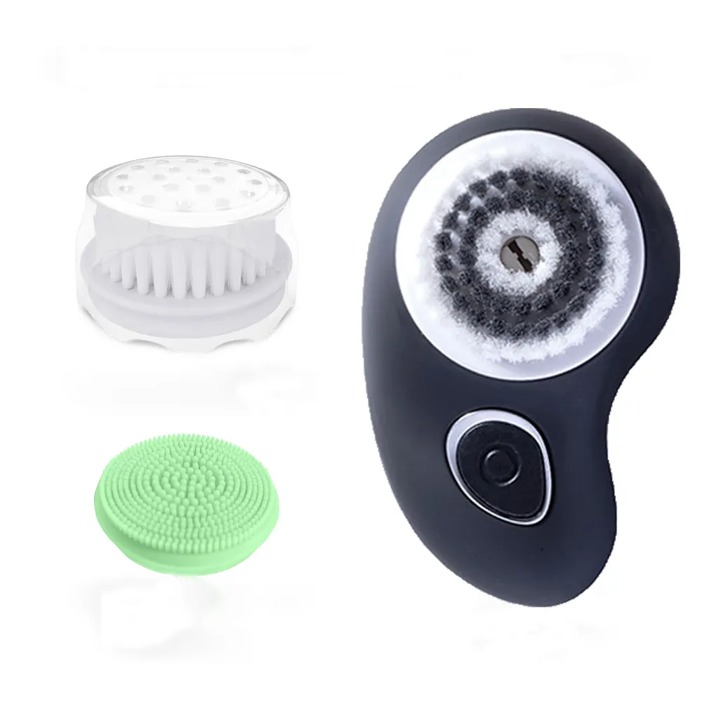 Cepillo limpiador facial eléctrico multifunción, 5 en 1, masajeador de  belleza para el cuidado de la cara, cepillo limpiador giratorio para el  cuerpo