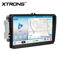 Estéreo para Auto Android de 9 Pulgadas para VW Skoda SEAT UNISOC 7865 8+128GB Pantalla QLED Global 4G AKM 7604 Doble BT Gyro CarPlay CE-XTRONS