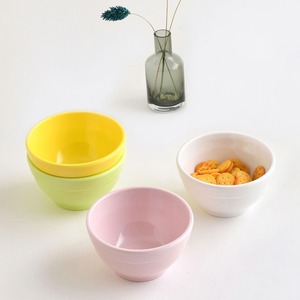 Bol à riz réutilisable au design moderne, bol en plastique, vaisselle élégante en mélamine KRM-284, petit bol de service pour table à manger. - Product Image 5