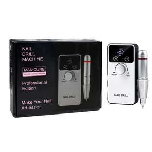 Máquina de Manicura Recargable de 45000 RPM para Acrílico y Gel, Lima de Uñas Inalámbrica Profesional con Pantalla LCD, Juego de Accesorios para Uñas - Product Image 1