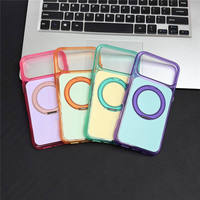 Coque de téléphone portable magnétique antichoc ATB multicolores pour iPhone avec support rotatif à 360° pour iPhone 18 Pro Max