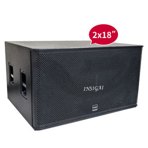 Altavoz Profesional INSIGAI, Doble Woofer de 18 Pulgadas, <span class=keywords><strong>4</strong></span> Ohmios, 8000W, 4000W, 2000W, Doble Imán Grande, Subwoofer Doble de 18 Pulgadas - Product Image 1