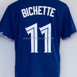 准备装运厄尼·克莱门特多伦多白色最佳质量缝制棒球衫 - Product Image 4