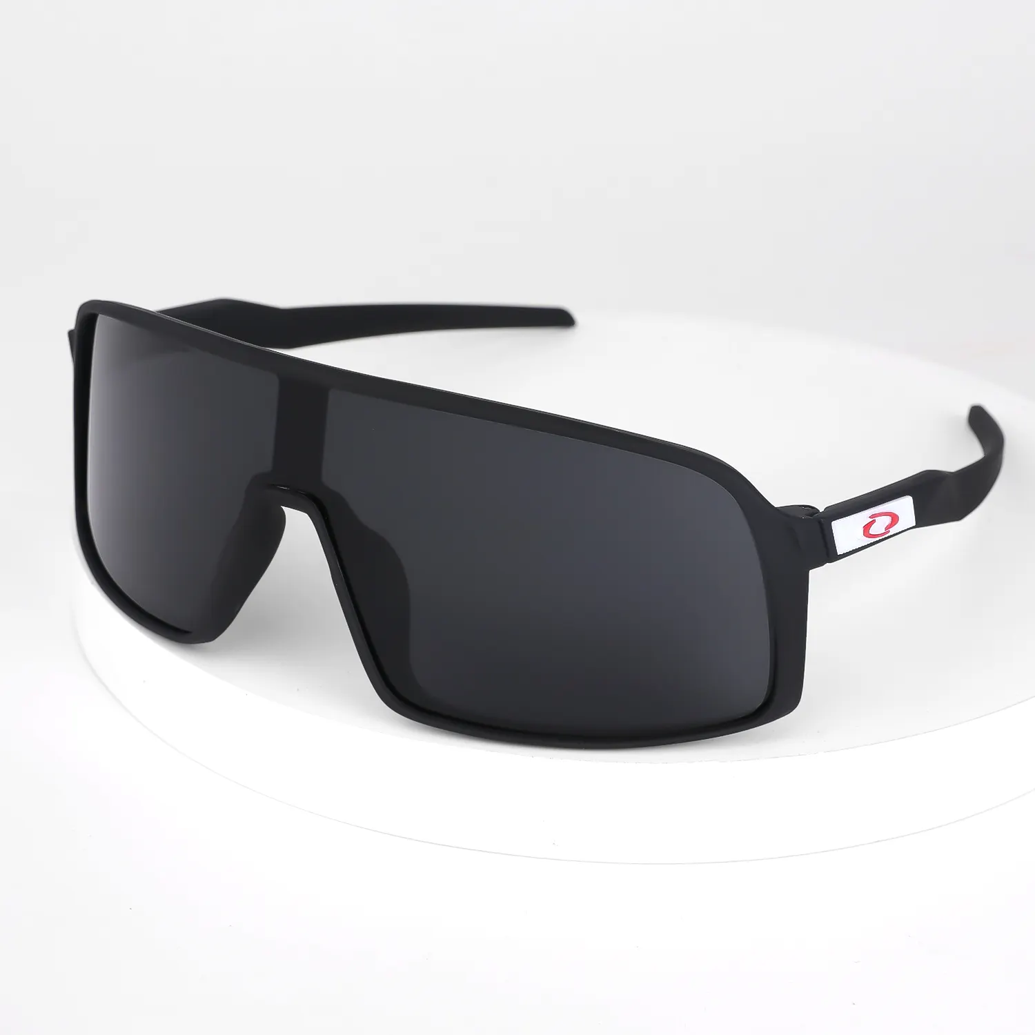 2024 nuovi occhiali da sole da uomo a grande montatura moda ciclismo sport occhiali da sole per adulti antivento all'ingrosso