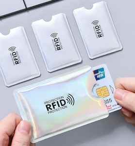 Portefeuille en métal aluminium <span class=keywords><strong>anti</strong></span>-RFID <span class=keywords><strong>anti</strong></span>-<span class=keywords><strong>NFC</strong></span> avec porte-cartes bancaires, étui pour <span class=keywords><strong>carte</strong></span> d'identité, protection contre les lecteurs RFID/<span class=keywords><strong>NFC</strong></span>, bloqueur/couvercle/boîte - Product Image 5