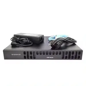ISR4221-SEC/K9原装新集成服务路由器4221系列Cisco ISR 4221 SEC捆绑包与SEC许可证