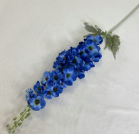 Prix de gros fleurs artificielles en soie bleu marine royale pour la décoration de fête de mariage centres de table de fleurs