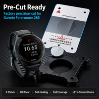Pelindung Layar Jam Tangan Pintar Garmin Forerunner 265, Film TPU Hidrogel Pre-Cut dengan Bingkai Pemasangan, Self Healing, Grosir