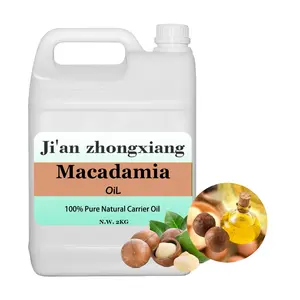Оптовая продажа, органическое масло для волос и тела холодного отжима, 100% чистое натуральное масло макадамии, масло для ухода за кожей лица