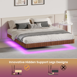 New Arrival Adjustable Convertible Wood <b>Frame</b> Floating Beds High Quality Factory Wholesale Furniture Bed Accessories Legs - Product Image 2