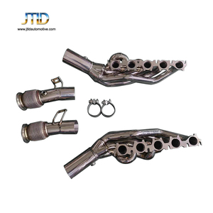 Collecteurs d'échappement de collecteur de course haute performance pour <span class=keywords><strong>Lamborghini</strong></span> <span class=keywords><strong>Huracan</strong></span> LP610-4 5.2 V10 <span class=keywords><strong>Audi</strong></span> <span class=keywords><strong>R8</strong></span> en-tête - Product Image 5