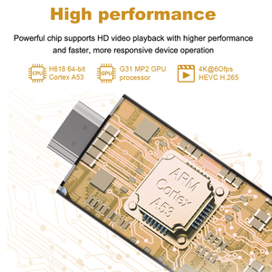 ทีวีสติ๊ก 2025 รุ่นใหม่ X22 4K <span class=keywords><strong>Max</strong></span> อุปกรณ์สตรีมมิ่ง ระบบ Android 14 Wifi6 ชิป H618 รีโมทสั่งงานด้วยเสียง สมาร์ทโฮม สตรีมมิ่ง HD ทีวีสติ๊ก Android - Product Image 6
