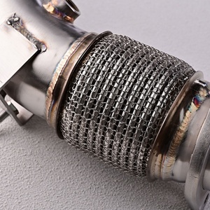 Tuyau d'échappement droit réducteur OEM&ODM 76-89mm pour M3 M4 G80 G82 S58B30A 3.0T en acier inoxydable 304 finition lisse - Product Image 3