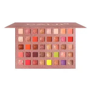 Paleta de sombra de ojos de la mejor calidad, paleta de sombras de ojos de 35 colores, OEM, paletas de maquillaje, proveedores de sombra de ojos de etiqueta privada