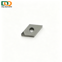 Outil de tournage à pointe diamantée DQ DIAMOND, insert PCD DCGW DCGT, type OEM ISO, pour le traitement de l'aluminium, du cuivre et du plastique en centre d'usinage