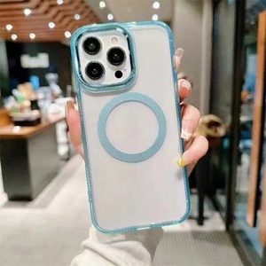 Coque de téléphone à charge magnétique de haute <span class=keywords><strong>qualité</strong></span> pour Samsung Galaxy S25 S24 S23 <span class=keywords><strong>S21</strong></span> S20 <span class=keywords><strong>FE</strong></span> Plus housse de charge sans fil Ultra claire - Product Image 4