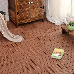 Baldosas de Madera Plástica Compuesta (WPC) para Terraza, 300*300mm, Resistentes al Agua, para Interior y Exterior, Sistema de Encaje, Venta al Por Mayor - Product Image 3