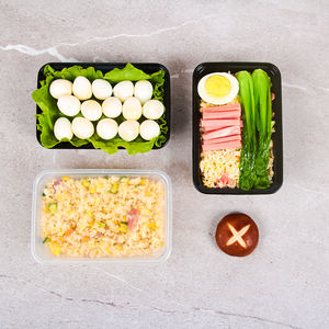 Contenitore per Alimenti da Asporto in Plastica Usa e Getta da 1000ml con Coperchio, Personalizzabile, Adatto al Microonde - Product Image 4