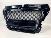 Calandre en nid d'abeille de style RS avec cadre inférieur pour Audi A3 S3 8P.5, calandre 2008 2009 2010 2011 2012