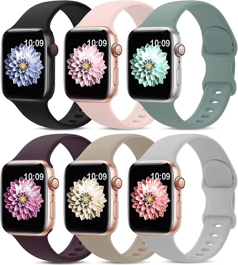 Cinturino per orologio In silicone per apple watch 8 pro watch sports 41mm 45mm 44mm 49mm cinturino Ultra In silicone