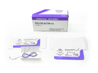 Suture chirurgicale à retour d'expérience positive PGA 910 Vicryl PDO Nylon PP USP 1/0 2/0 75cm 90cm Aiguille conique pour hôpital et clinique vétérinaire