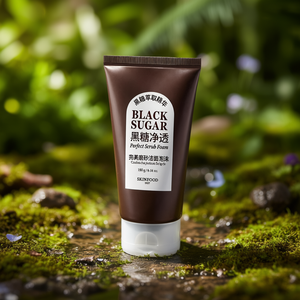 Skinfood Black Sugar Perfect Scrub Foam 180g Limpiador Facial para Todo Tipo de Piel - Product Image 3