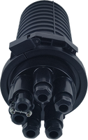 IP68 Waterproof Vertical Dome Optical Fiber Splice Closure 288C Fiber Cable Junction Box With Complete Installation Fittings