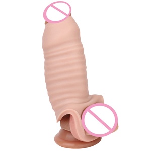 FAAK Realistic Penis Enlarge Sleeve Fantasy Huge <b>Dildo</b> Erotic Sex Toy Customized for Men Factory Price Couple Toys Wholesale - Product Image 6