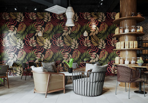 Cafetería personalizada Tienda comercial Decoración de muebles Cafetería de madera Mostrador Diseño Tienda de dulces Bar Gabinete - Product Image 5