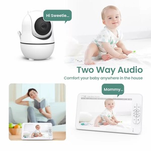 <span class=keywords><strong>Caméra</strong></span> IP sans fil WiFi intelligente 720P, audio bidirectionnel, vision nocturne, moniteur pour bébé avec suivi automatique et détection de mouvement - Product Image 4