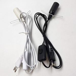 Portalámparas E14 con Cable de 1.8m, Casquillo de Rosca con Interruptor y Enchufe, Opciones EU, UK, AU, CN para Lámpara Colgante DIY - Product Image 1