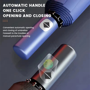 <b>Windproof</b> Automatic Folding <b>Umbrella</b> Female Male Twelv Bone Car Luxury Large Business <b>Umbrellas</b> Men Rain Women Gift - Product Image 3